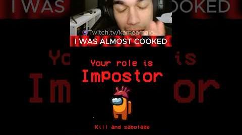 I WAS ALMOST COOKED #amongus #youtubeshorts
