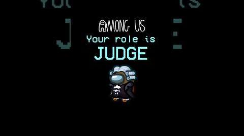 JUDGE ROLE IS COMING TO AMONG US! #amongus #innersloth #amongusupdate
