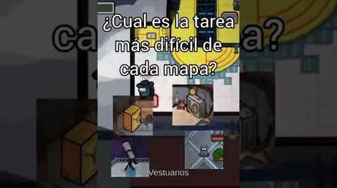 Видео la tarea más difícil de cada mapa en among us
