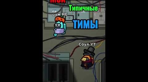 Мои ТИПИЧНЫЕ Тимы #amongus #мем #юмор #игры #амонгас #мемас