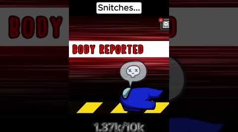 Видео SNITCHES ARE THE WORST...  #amongus #amongfunnymoments